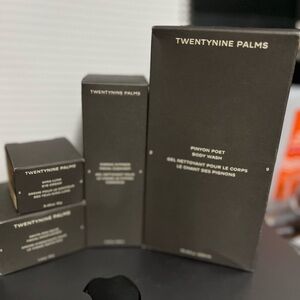 Twentynine Palms Men Grooming Cleanser - body wash, face salve, eye cream